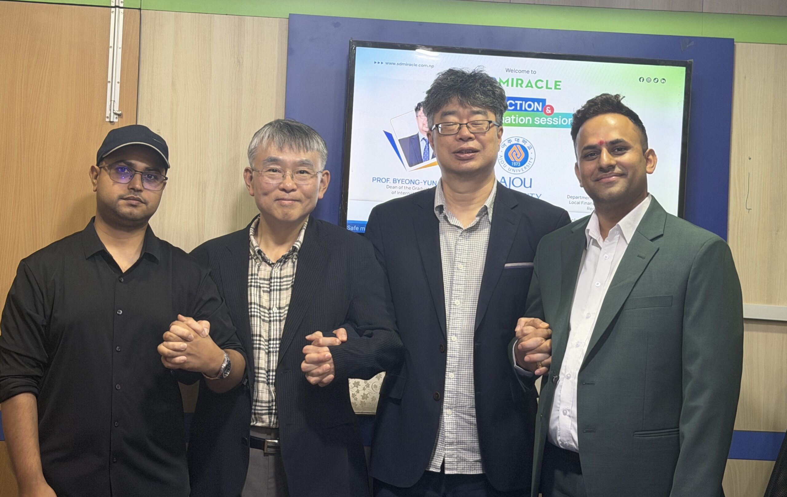 A Successful Interaction & Information Session with Ajou University