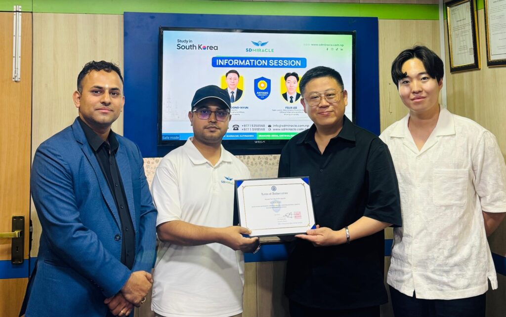Anyang University Information Session Successfully Concluded at SD Miracle photo 6